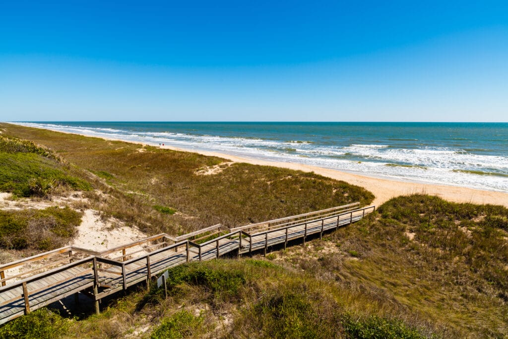 Path to a beach.