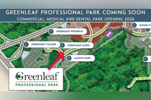 Map of new Greenleaf Park in Nocatee, Florida.