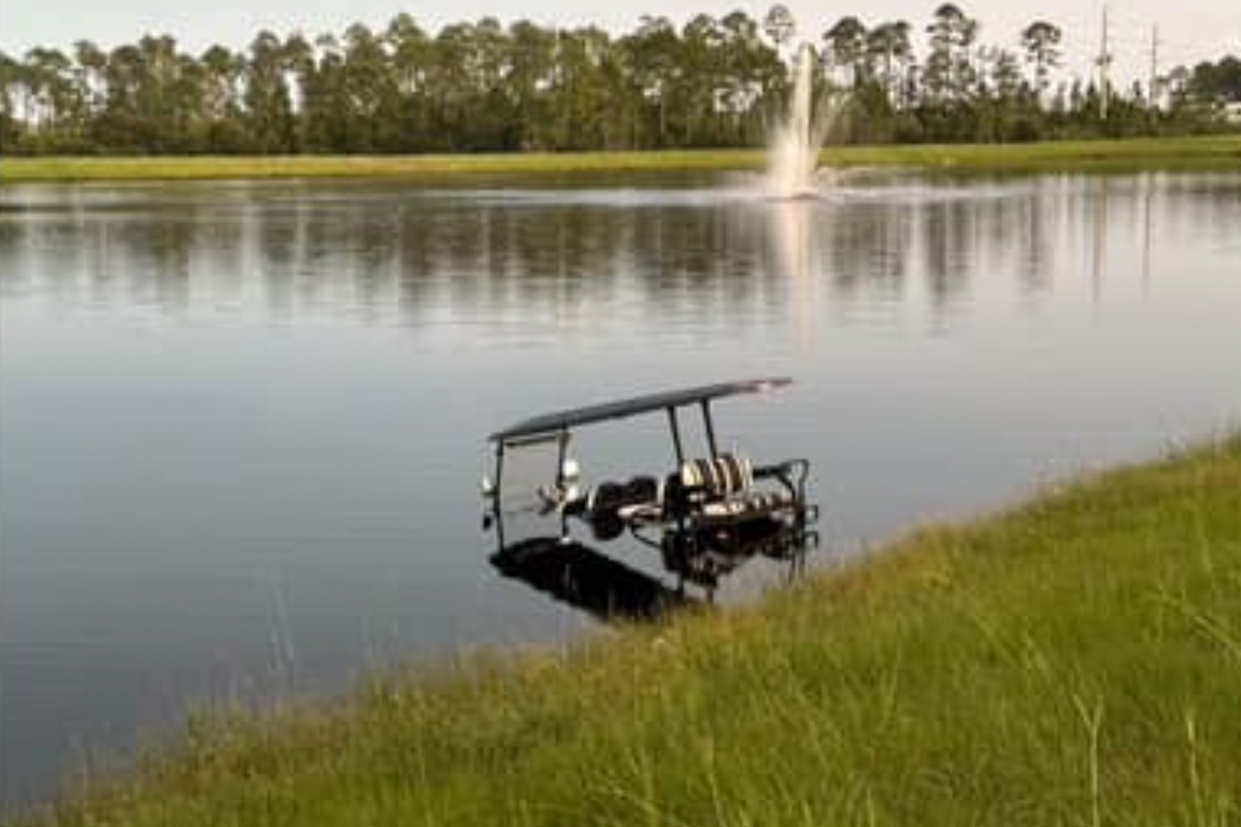 golf cart pond