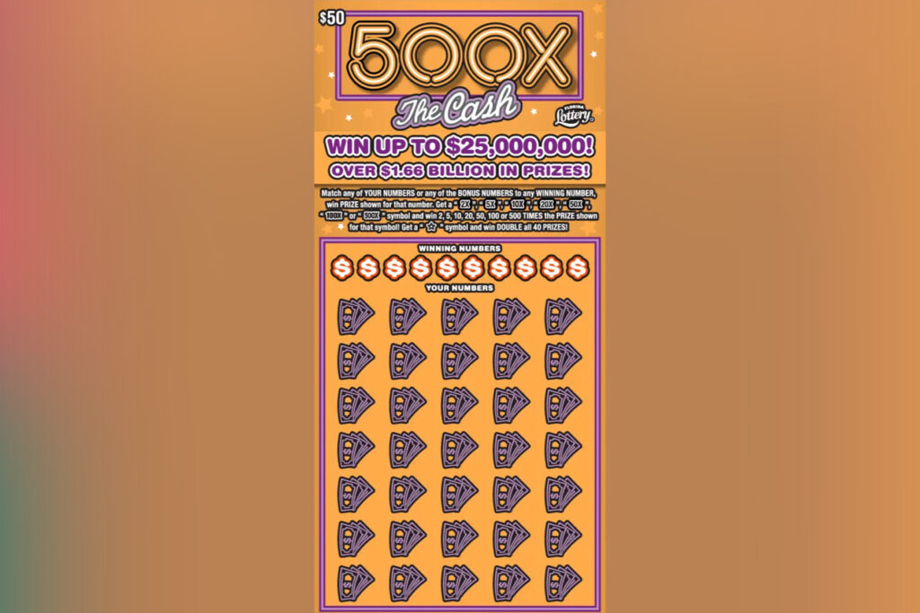 picture of a lottery ticket