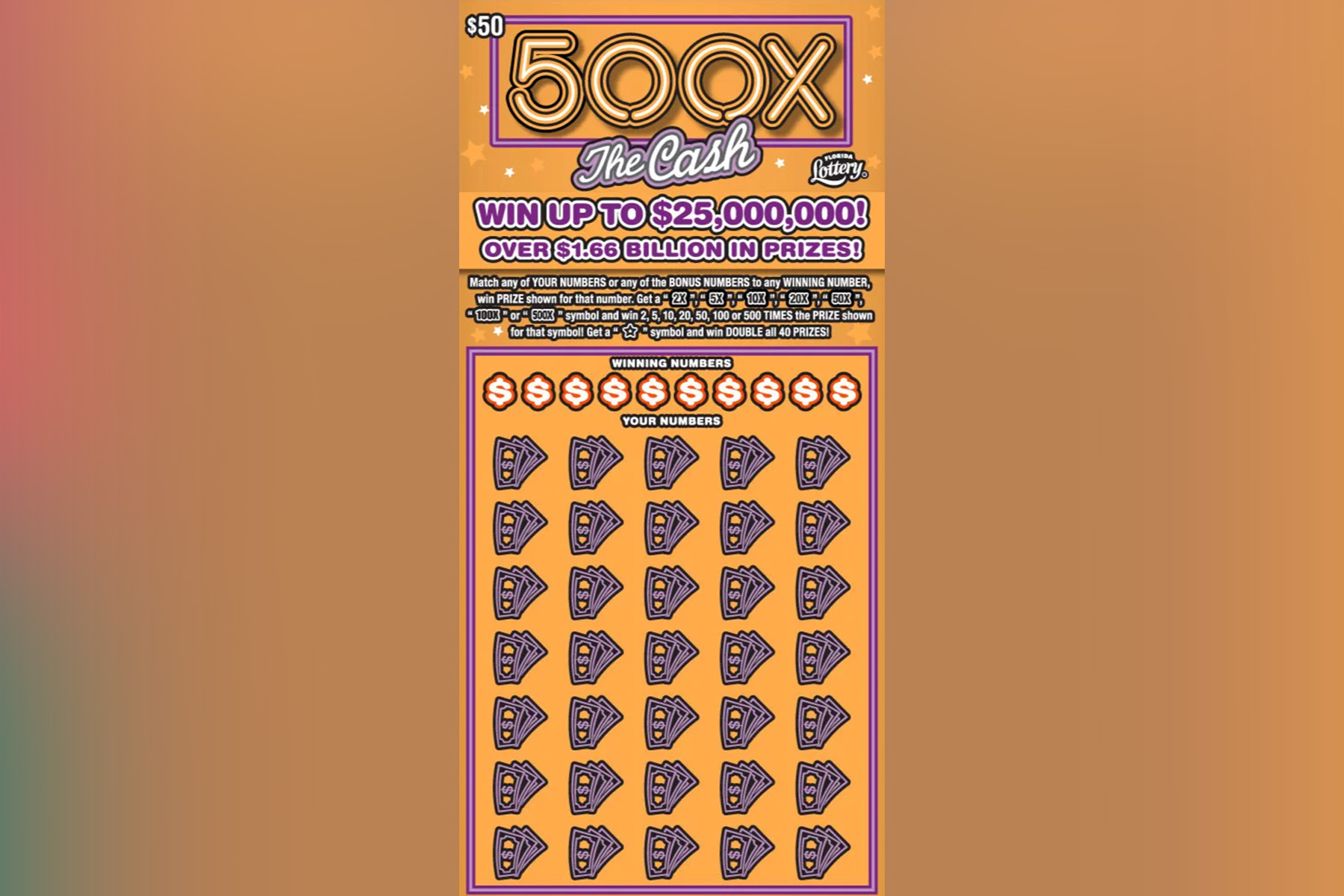 picture of a lottery ticket