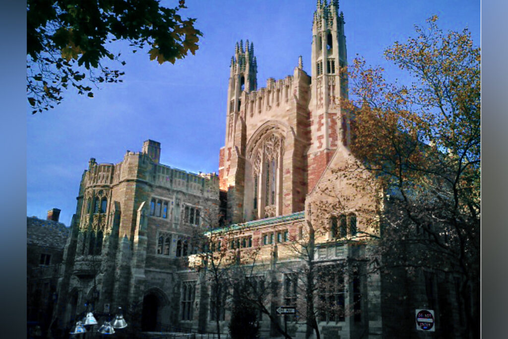 A picture of Yale University Law School.