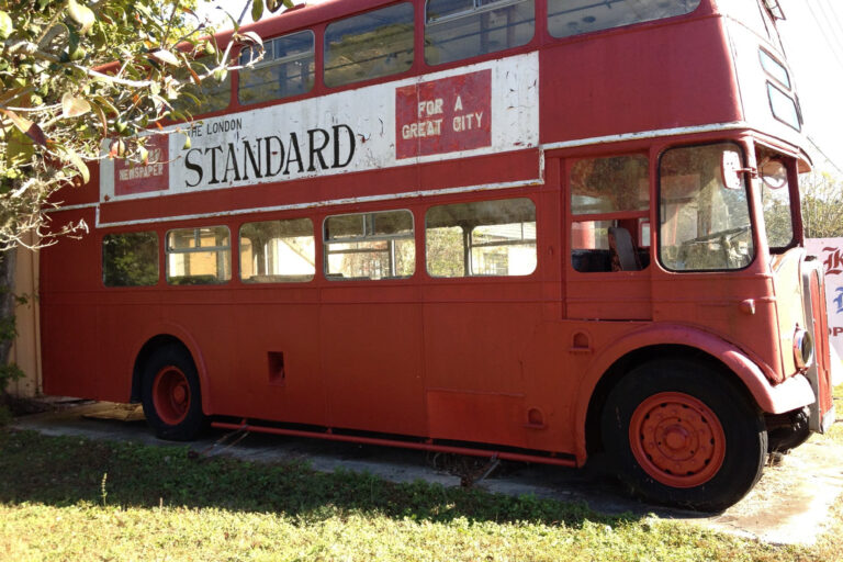 Picture of a British bus.