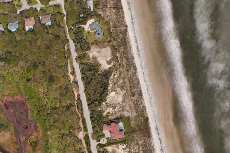 Aerial beach photo