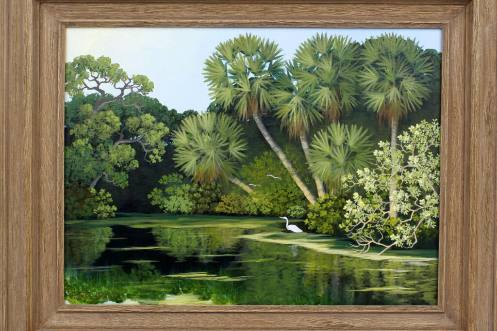 painting of a swamp