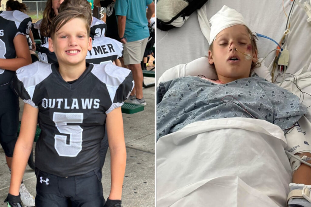 Picture of boy in hospital