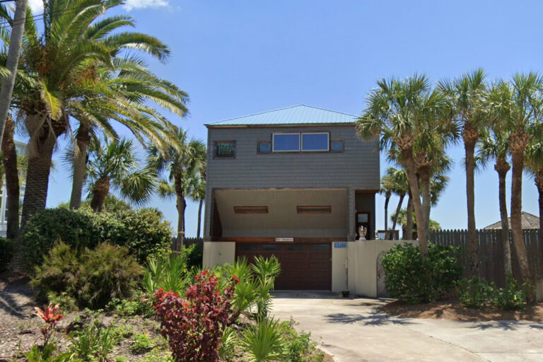 Beachfront home