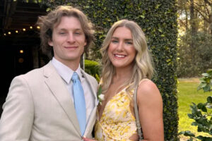 A young couple pictured together