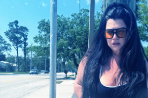 Woman in sunglasses