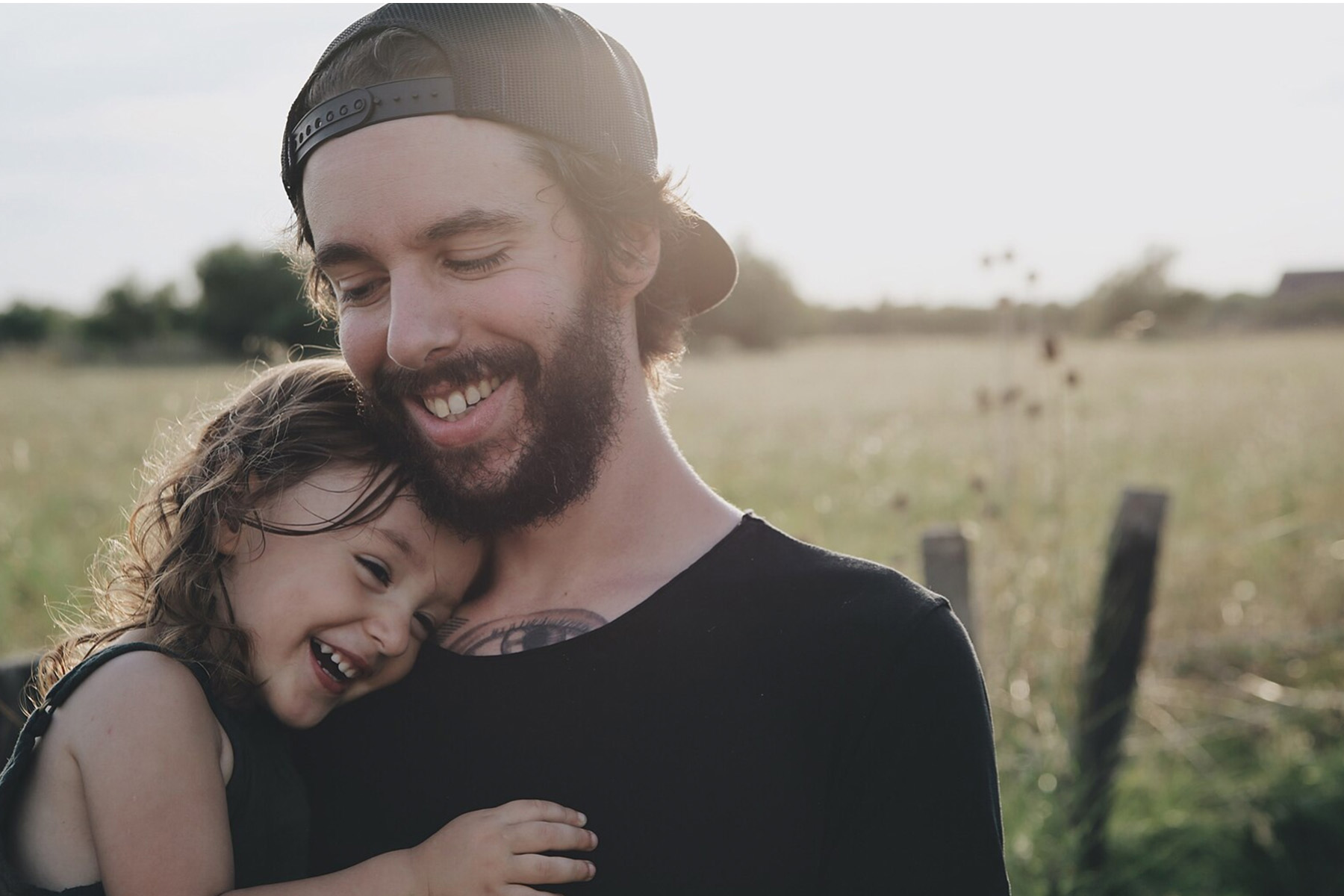 dad and daughter