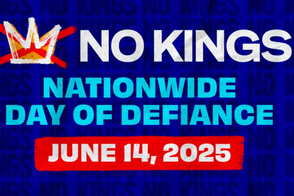 flyer for a protest