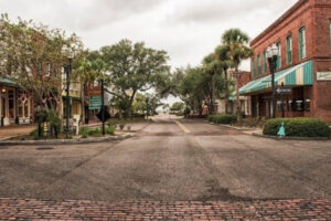 main street commercial area