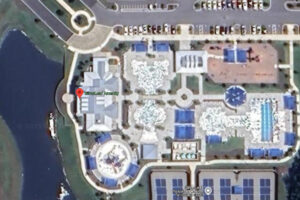 Aerial of a Florid community