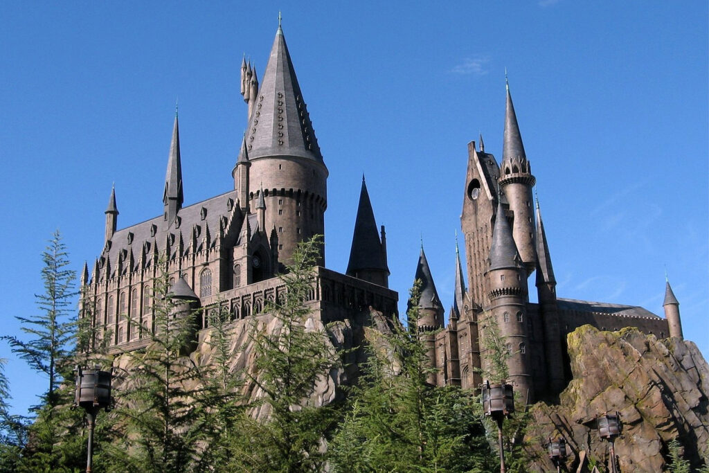 Harry Potter castle at Universal orlando