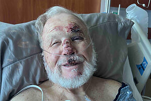 Man in hospital after lightning strike