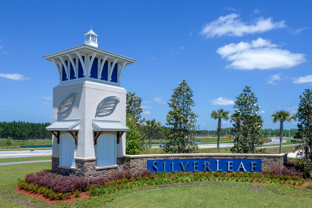 entrance to master planned community